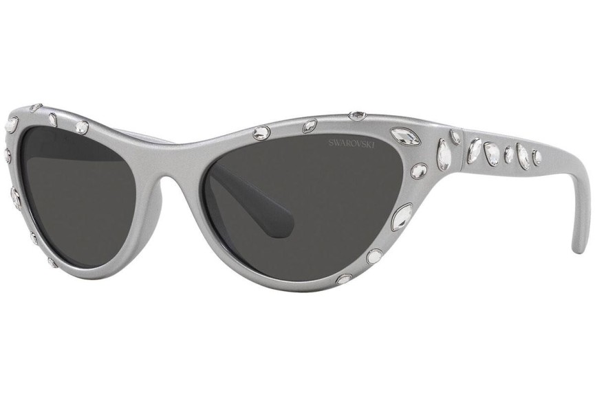 Ochelari de soare Swarovski SK6007 102187 Cat Eye Gri