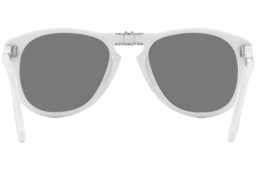 Ochelari de soare Persol PO0714SM 1191AM Pilot Albi