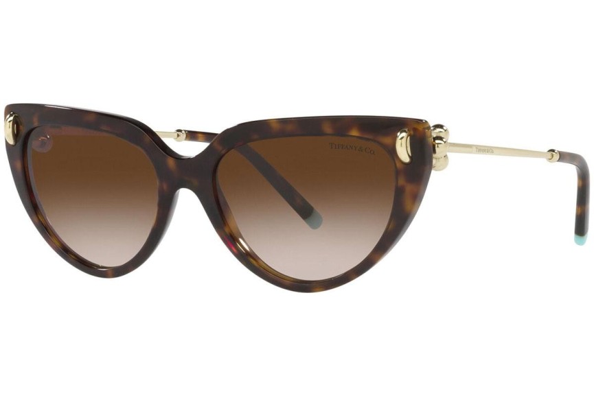 Ochelari de soare Tiffany & Co. TF4195 80153B Cat Eye Havana