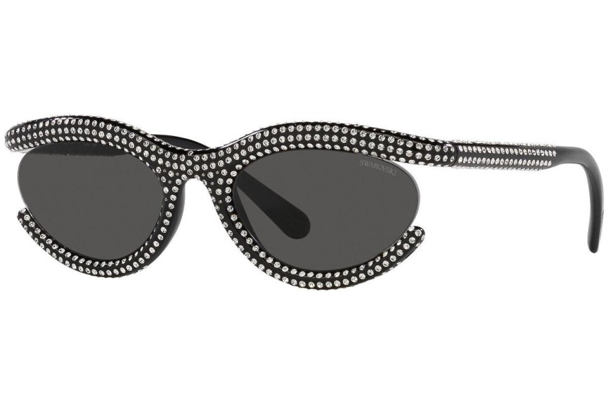 Ochelari de soare Swarovski SK6006 100187 Ovali Negri