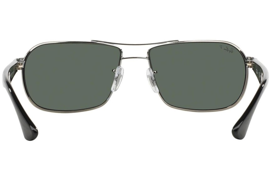 Ochelari de soare Ray-Ban RB3492 004/58 Polarized Pilot Argintii