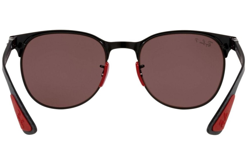 Ochelari de soare Ray-Ban RB8327M F041H2 Polarized Rotunzi Negri