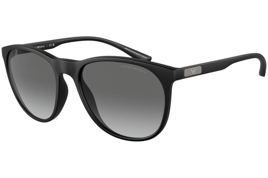 Ochelari de soare Emporio Armani EA4210 500111 Rotunzi Negri