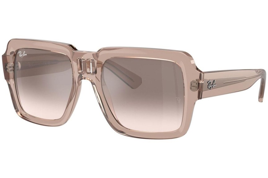 Ochelari de soare Ray-Ban RB4408 67278Z Pătrați Maro