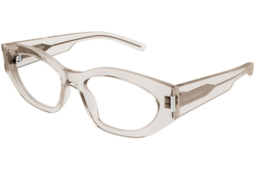 Ochelari Saint Laurent SL638OPT 004 Cat Eye Bej