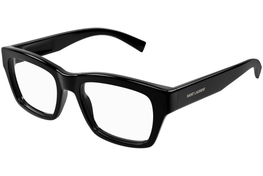 Ochelari Saint Laurent SL616 001 Dreptunghiulari Negri