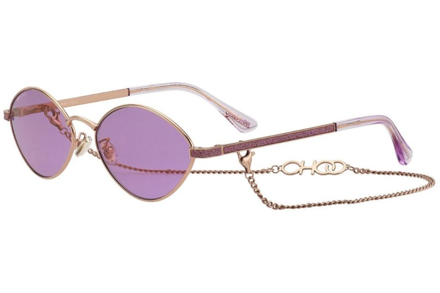 Ochelari de soare Jimmy Choo Sonny/S S9E/13 Ovali Aurii