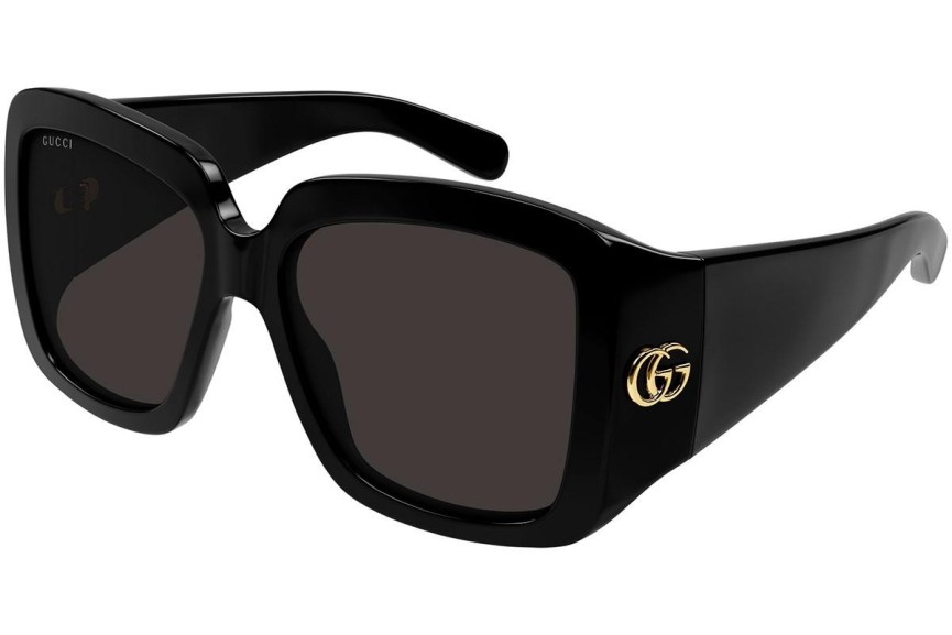 Ochelari de soare Gucci GG1402S 001 Pătrați Negri