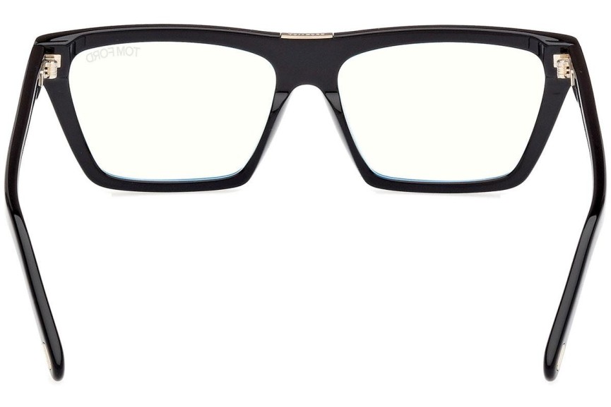 Ochelari Tom Ford FT5912-B 001 Pătrați Negri