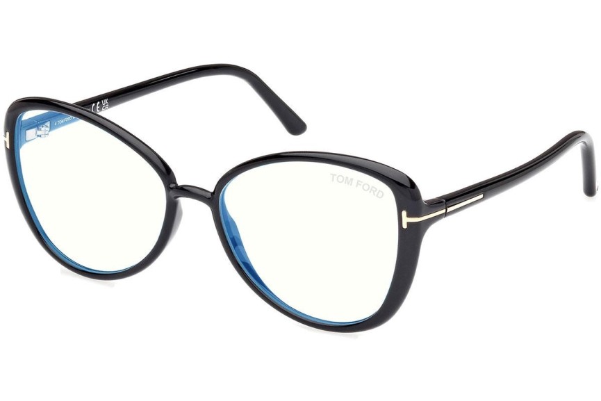 Ochelari Tom Ford FT5907-B 001 Cat Eye Negri