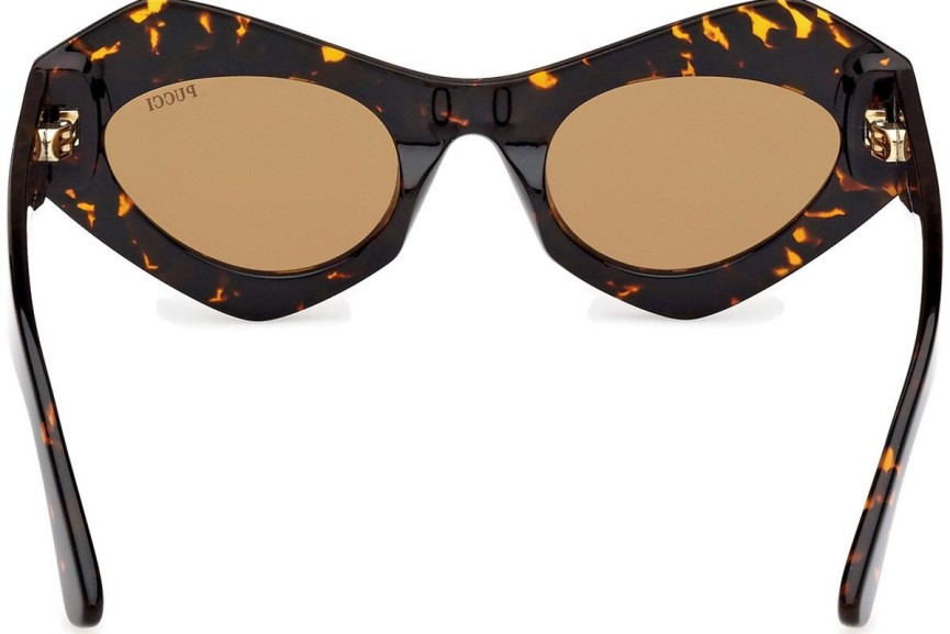 Ochelari de soare Emilio Pucci EP0214 52E Cat Eye Havana