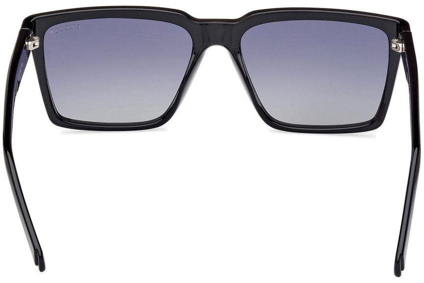 Ochelari de soare Guess GU00084 01D Polarized Pătrați Negri