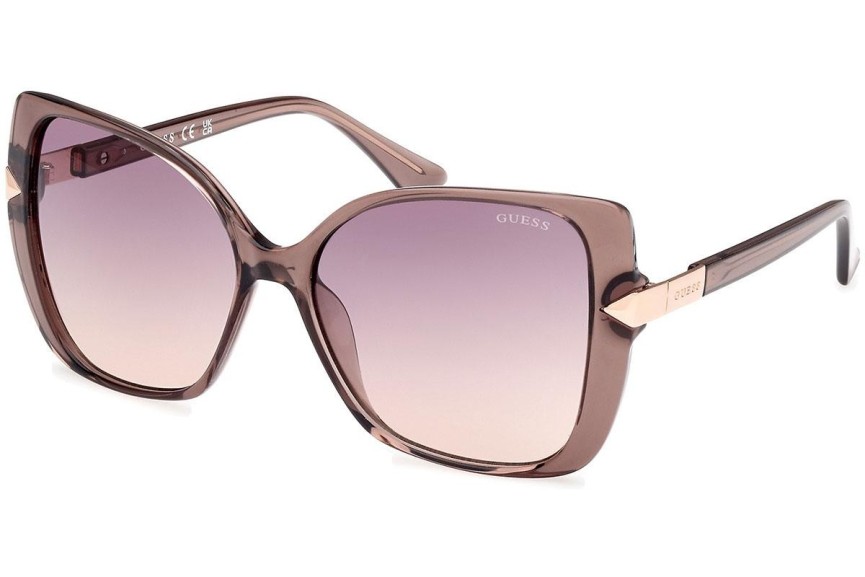 Ochelari de soare Guess GU7820 59Z Oversize Maro