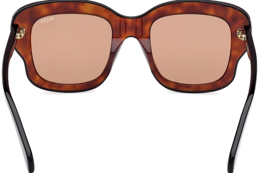 Ochelari de soare Emilio Pucci EP0220 56E Pătrați Havana