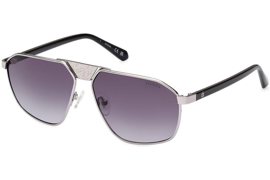 Ochelari de soare Guess GU00086 08B Pilot Argintii