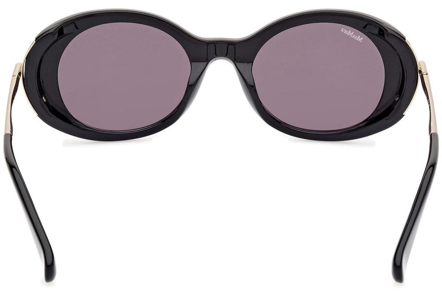 Ochelari de soare Max Mara Malibu10 MM0080 01A Ovali Negri