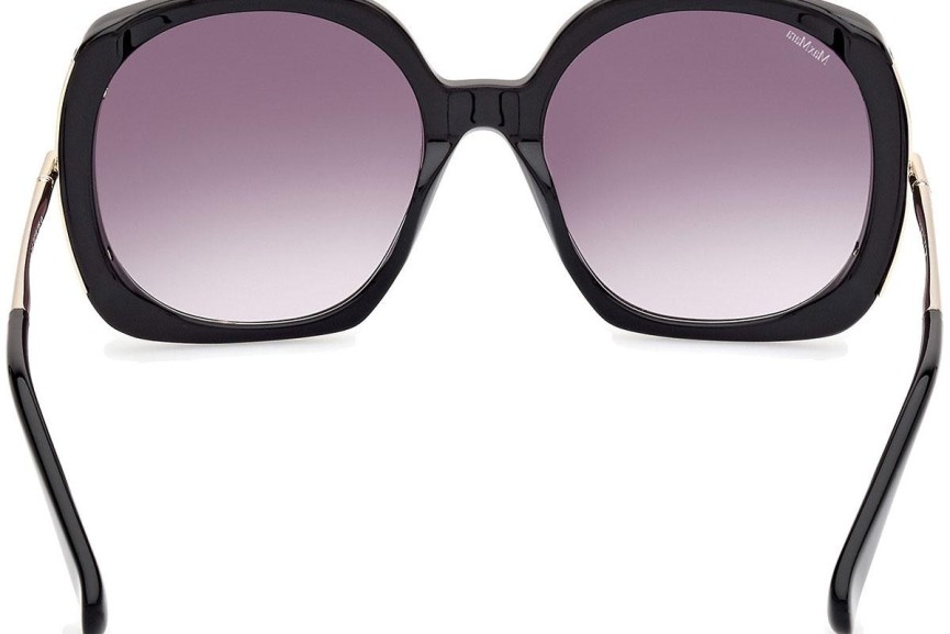 Ochelari de soare Max Mara Malibu9 MM0079 01B Pătrați Negri