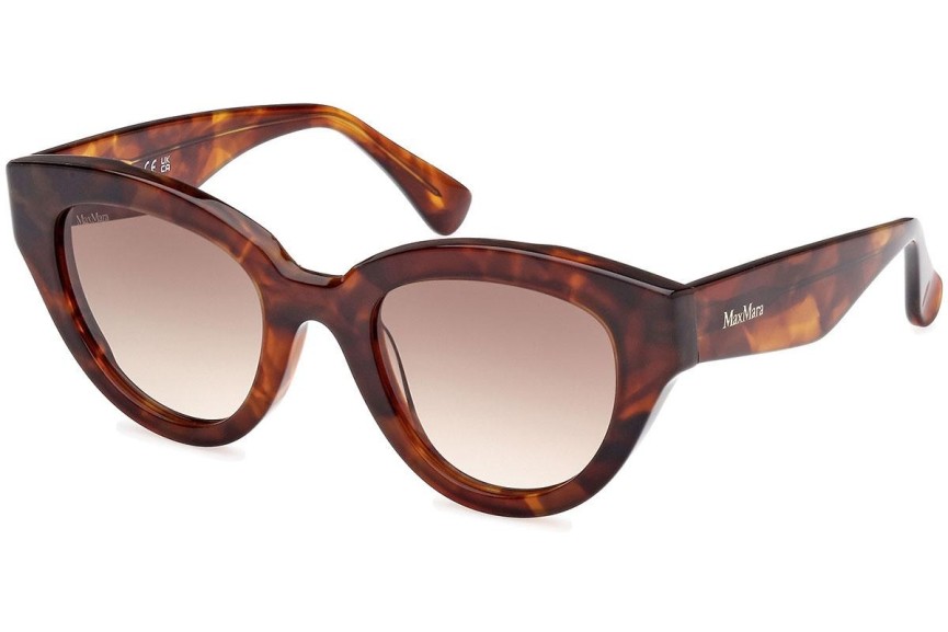 Ochelari de soare Max Mara Glimpse1 MM0077 53F Cat Eye Havana