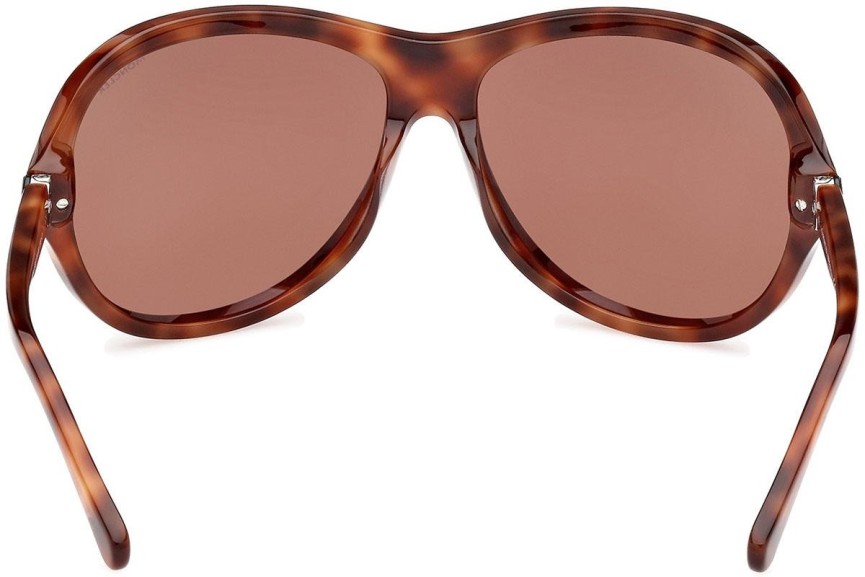 Ochelari de soare Moncler Ellesole ML0284 52E Specială Havana