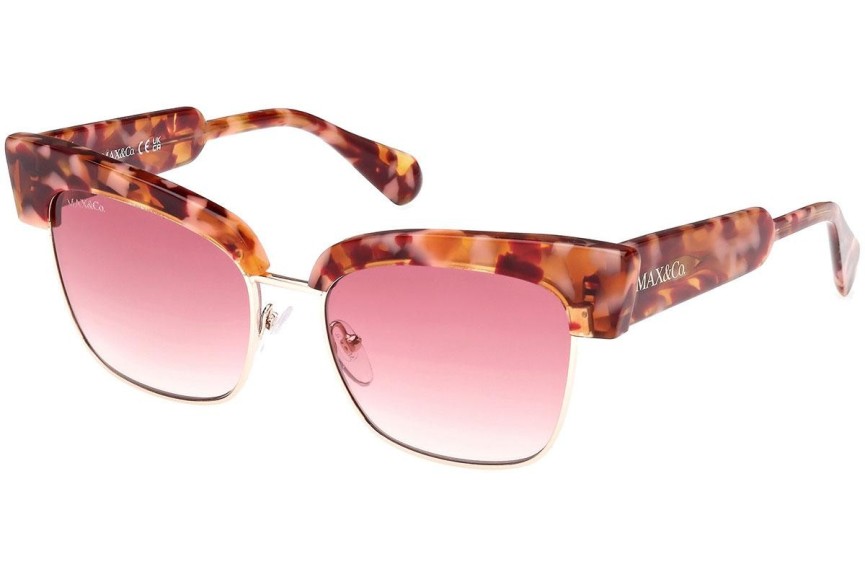 Ochelari de soare Max&Co. MO0092 55T Cat Eye Havana