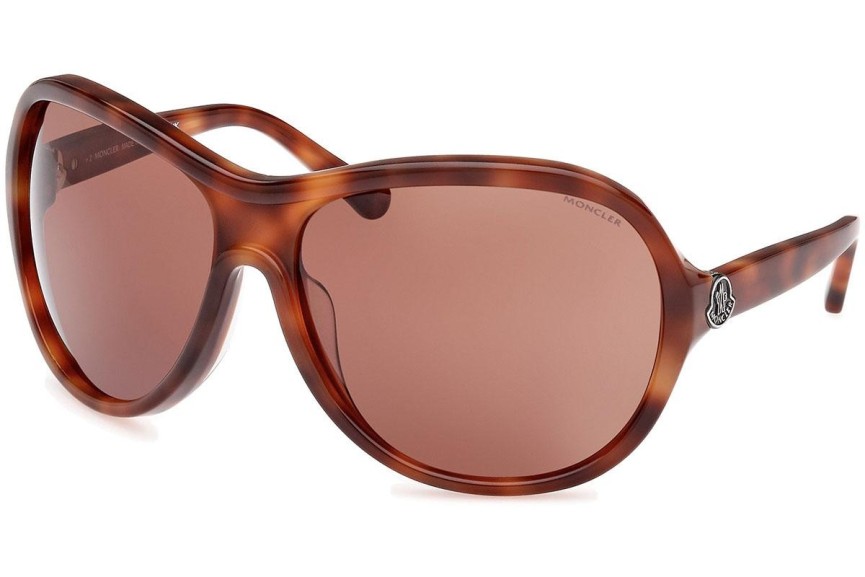 Ochelari de soare Moncler Ellesole ML0284 52E Specială Havana