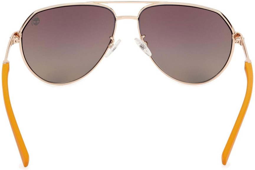 Ochelari de soare Timberland TB9340-H 32D Polarized Pilot Aurii