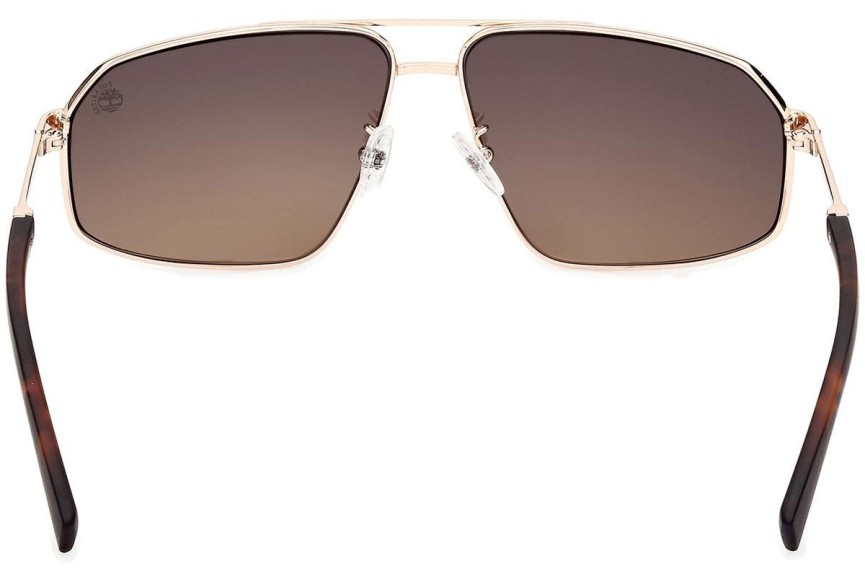 Ochelari de soare Timberland TB9341-H 32H Polarized Pilot Aurii