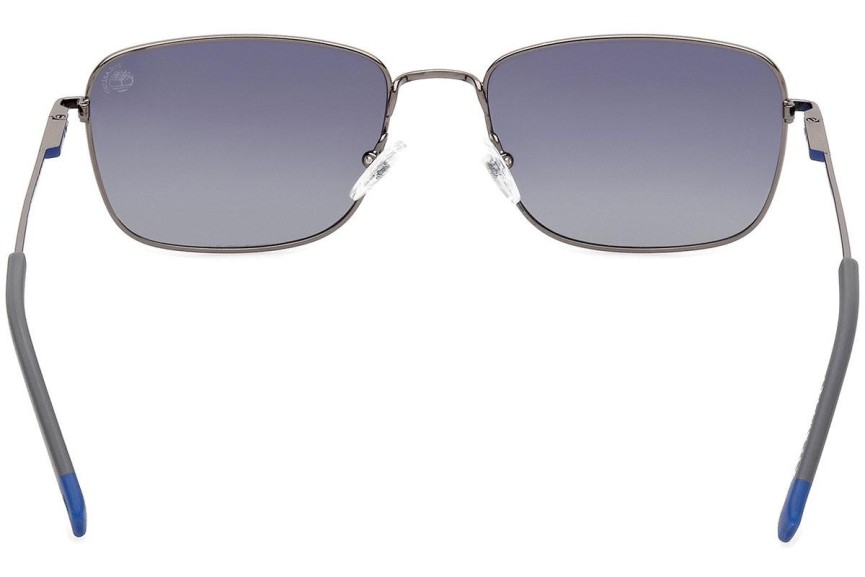 Ochelari de soare Timberland TB9338 08D Polarized Dreptunghiulari Gri