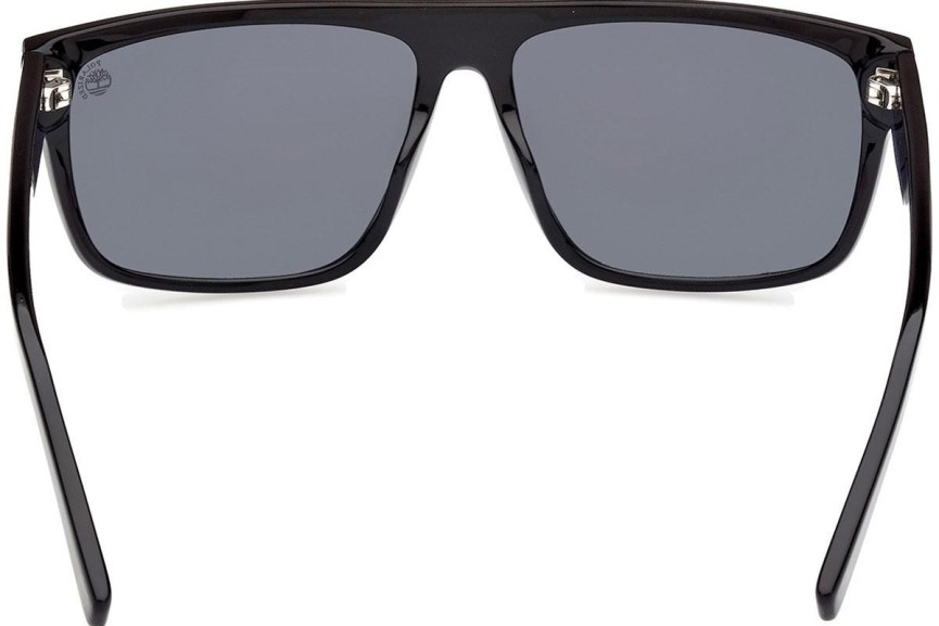 Ochelari de soare Timberland TB9342 01D Polarized Dreptunghiulari Negri