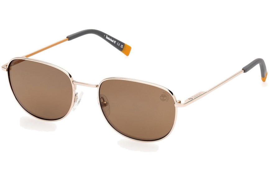 Ochelari de soare Timberland TB9339 32H Polarized Ovali Aurii