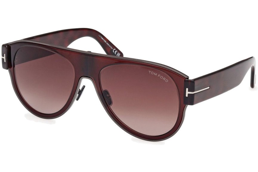 Ochelari de soare Tom Ford Lyle-02 FT1074 48T Pilot Maro