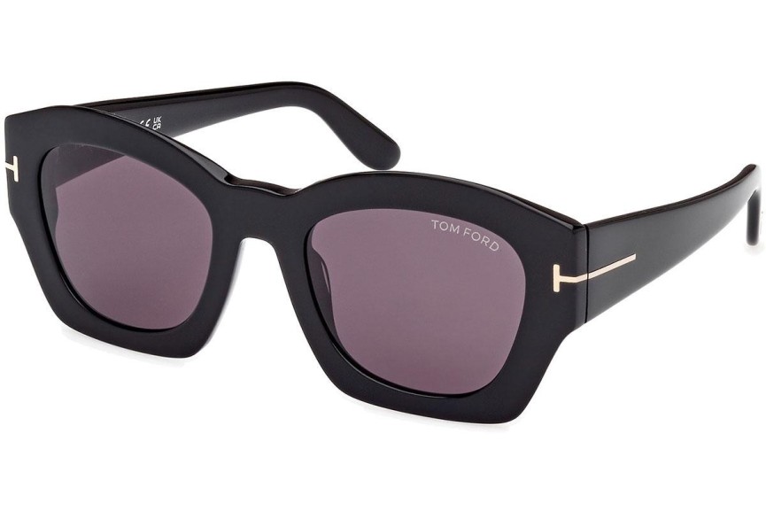 Ochelari de soare Tom Ford Guilliana FT1083 01A Pătrați Negri