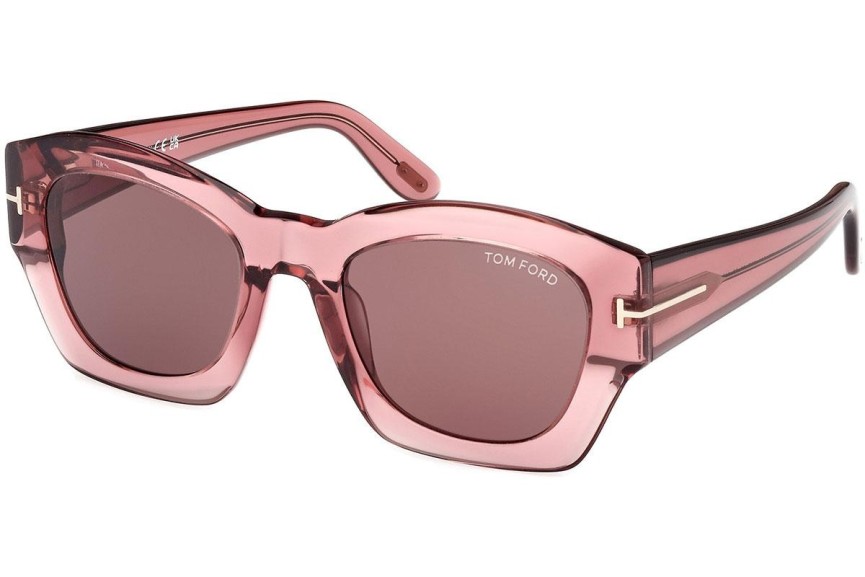 Ochelari de soare Tom Ford Guilliana FT1083 72E Pătrați Roz