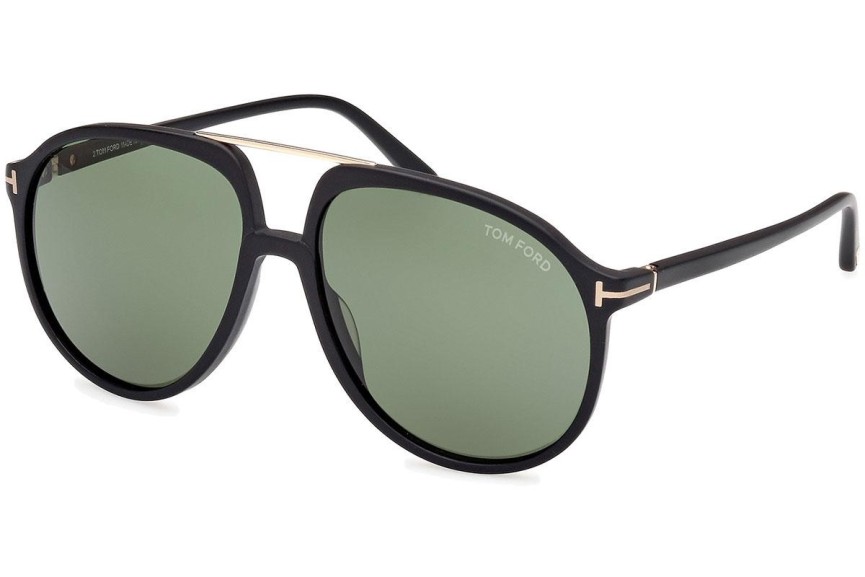 Ochelari de soare Tom Ford Archie FT1079 02N Pilot Negri