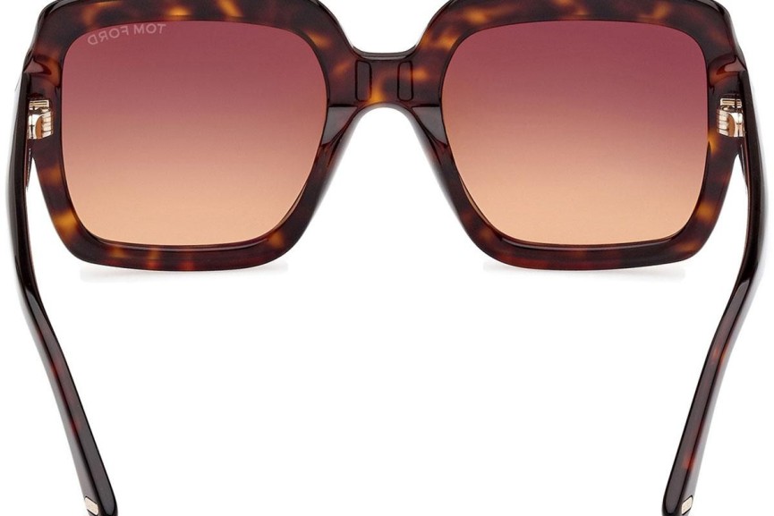 Ochelari de soare Tom Ford Kaya FT1082 52F Pătrați Havana