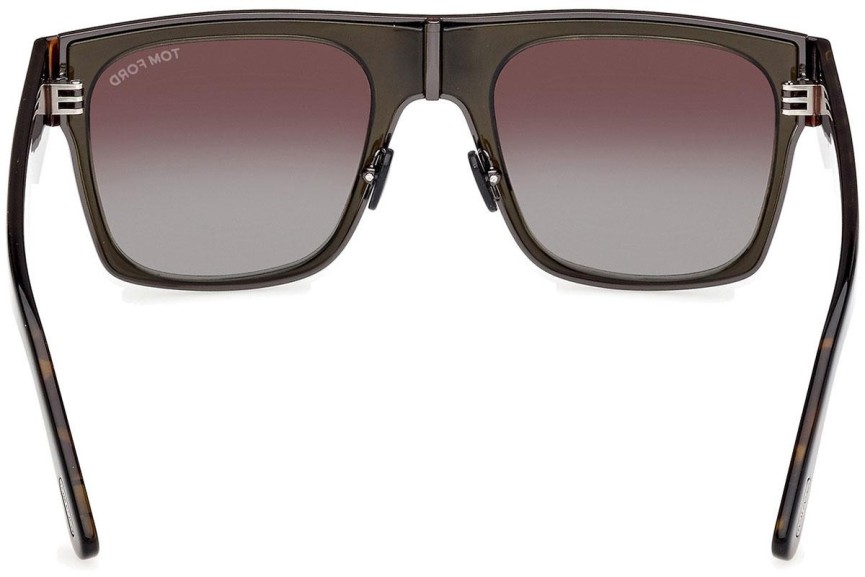 Ochelari de soare Tom Ford Edwin FT1073 51G Pătrați Maro