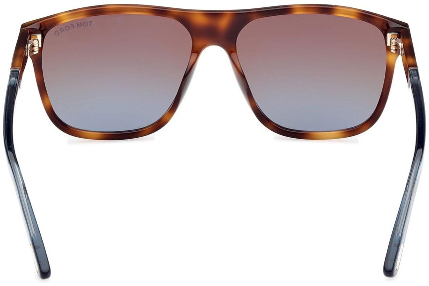 Ochelari de soare Tom Ford Frances FT1081 53F Pătrați Havana