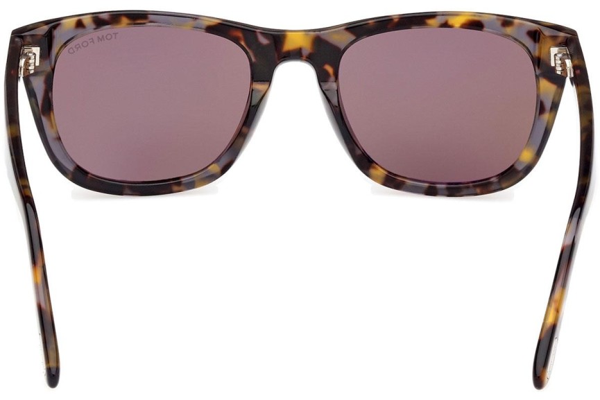 Ochelari de soare Tom Ford Kendel FT1076 55L Pătrați Havana