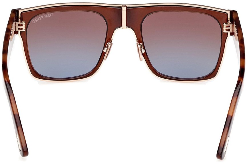 Ochelari de soare Tom Ford Edwin FT1073 48F Pătrați Maro