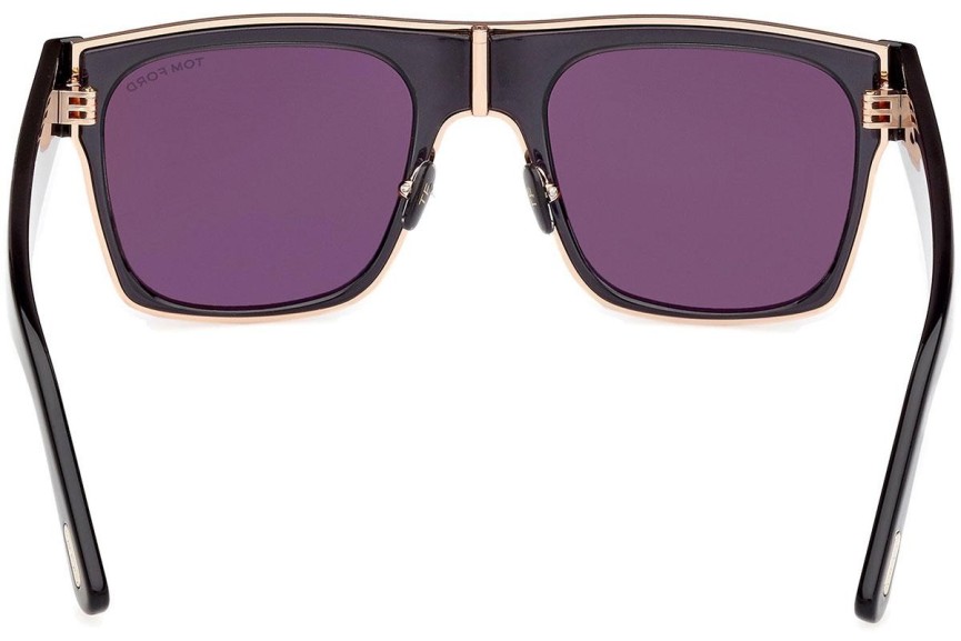 Ochelari de soare Tom Ford Edwin FT1073 01A Pătrați Negri