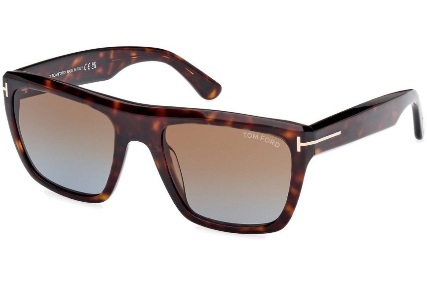 Ochelari de soare Tom Ford Alberto FT1077 52F Pătrați Havana