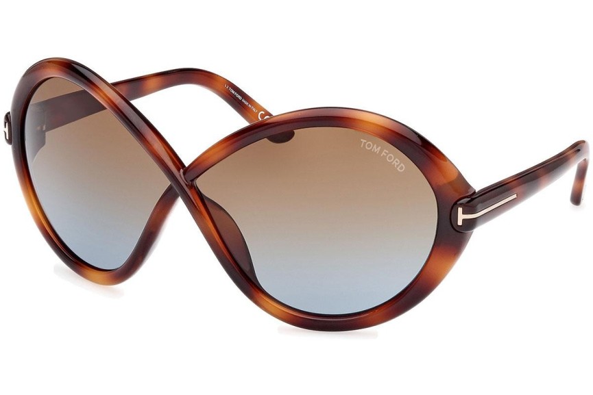 Ochelari de soare Tom Ford Jada FT1070 53F Specială Havana