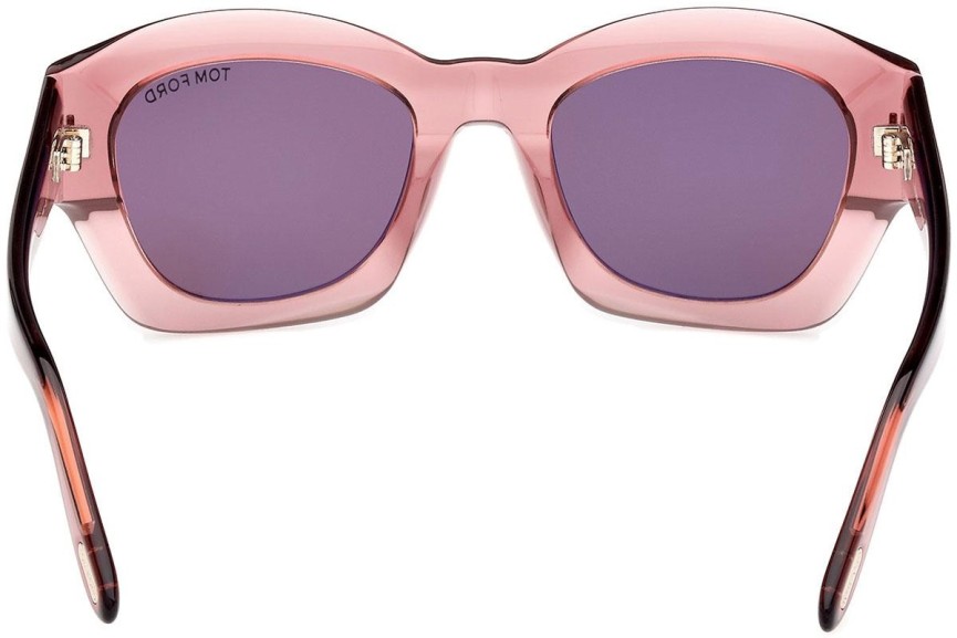 Ochelari de soare Tom Ford Guilliana FT1083 72E Pătrați Roz