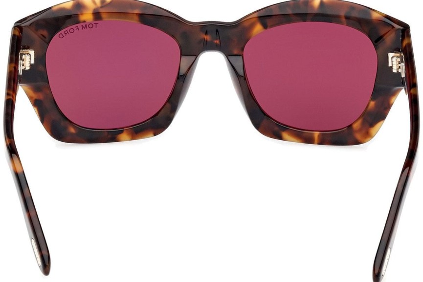 Ochelari de soare Tom Ford Guilliana FT1083 52T Pătrați Havana