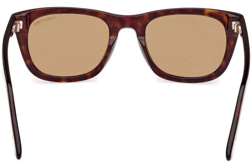 Ochelari de soare Tom Ford Kendel FT1076 52E Pătrați Havana