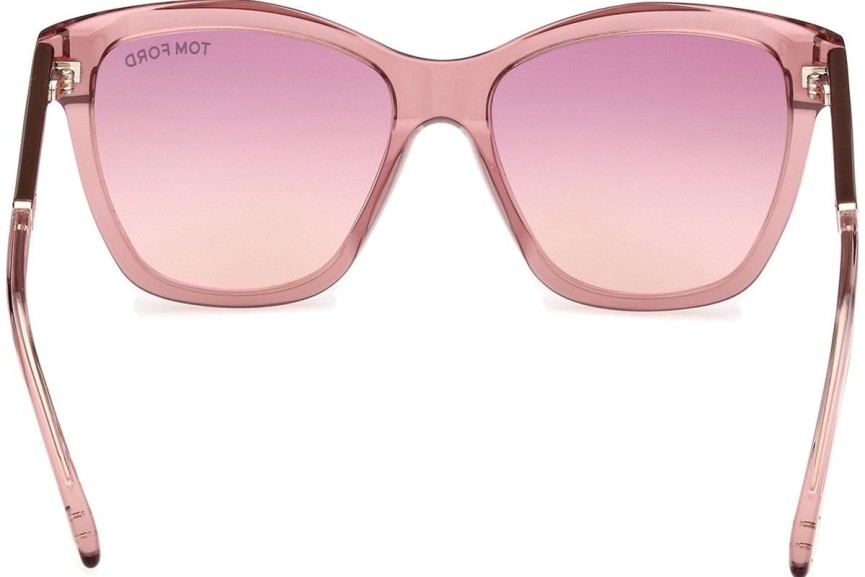 Ochelari de soare Tom Ford Lucia FT1087 72Z Pătrați Roz