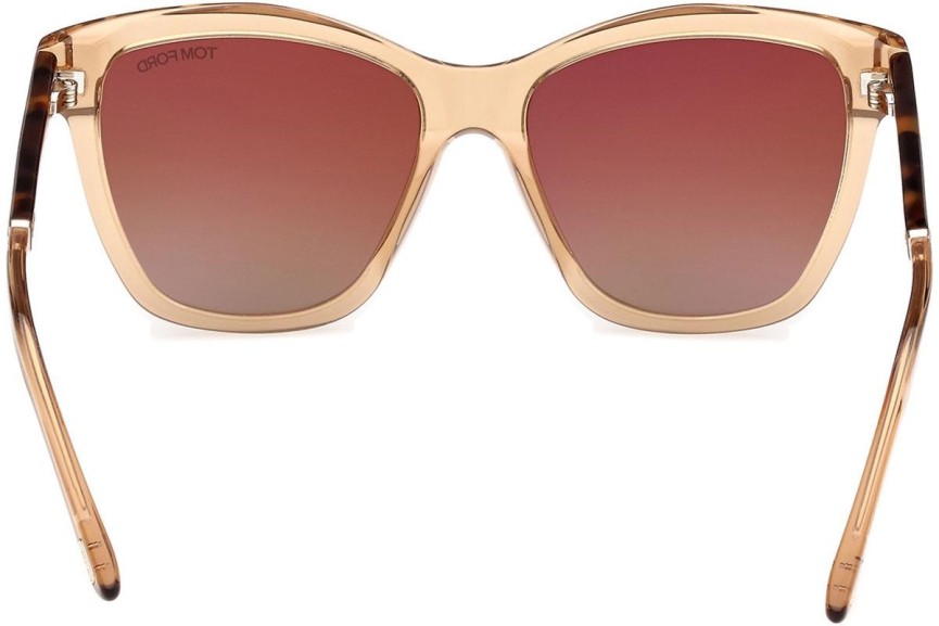 Ochelari de soare Tom Ford Lucia FT1087 45F Pătrați Maro