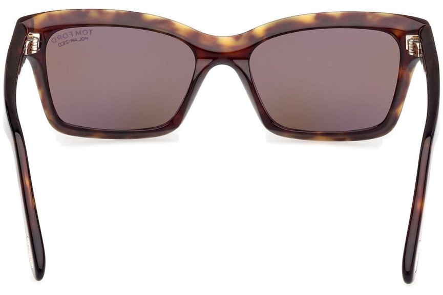 Ochelari de soare Tom Ford Mikel FT1085 52H Polarized Pătrați Havana