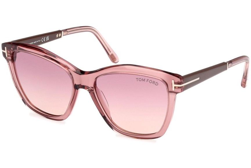 Ochelari de soare Tom Ford Lucia FT1087 72Z Pătrați Roz