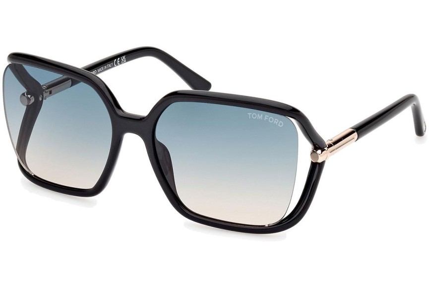 Ochelari de soare Tom Ford Solange-02 FT1089 01P Pătrați Negri